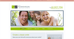 Desktop Screenshot of classicdentures.com.au